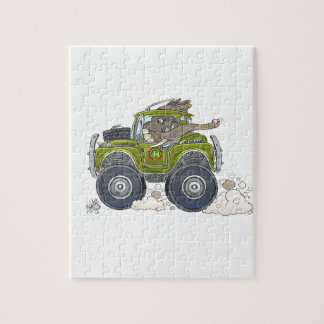 Puzzle Illustration de bande dessinée d'un éléphant