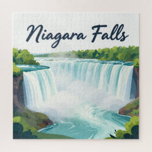 Puzzle Illustration de paysage pictural des chutes du Nia