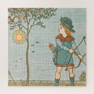 Puzzle Illustration de rime de la pépinière vintage Boy B