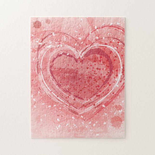 Puzzle Illustration de Saint-Valentin (Vertical)