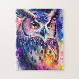 Puzzle Illustration de Wise Owl