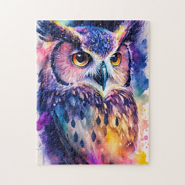 Puzzle Illustration de Wise Owl (Vertical)