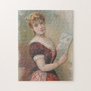 Puzzle Illustration élégante antique de la Saint-Valentin