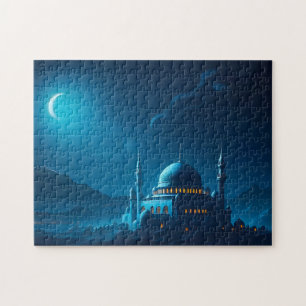 Puzzle Illustration islamique de la mosquée musulmane