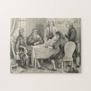 Puzzle Illustration vintage du Comité de la Déclaration