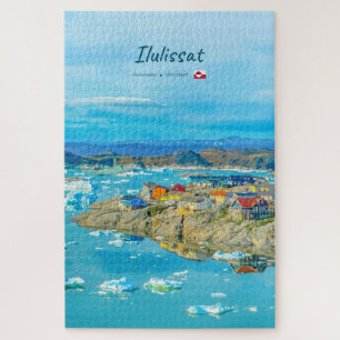 Puzzle Ilulissat, Groenland - Ville des Icebergs