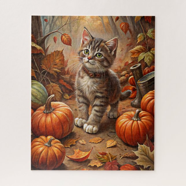 Puzzle im Herbst (Vertikal)