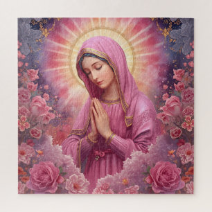 Puzzle Image de la Vierge Marie bienheureuse