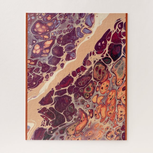 puzzle imagen celula tincion al microscopio (Vertical)