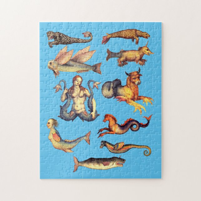 Puzzle imaginaire Beasts Créatures marines monstres Art (Vertical)