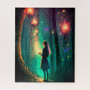Puzzle Imaginaire de forêt enchantée fée magique Pixie Po
