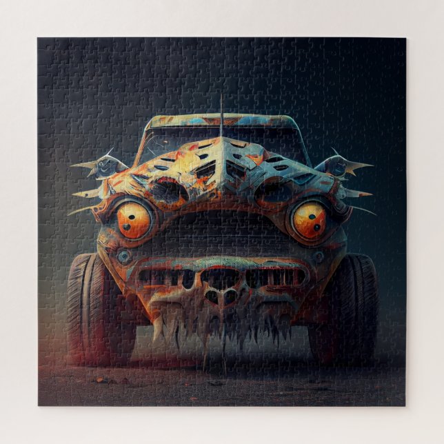 Puzzle Imaginaire de voiture de réflexion (Vertical)