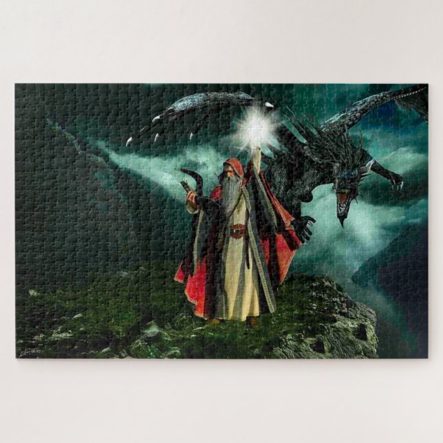 Puzzle Imaginaire du seigneur Dragon (Horizontal)