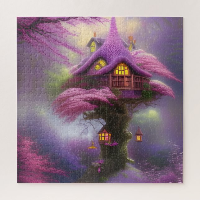 Puzzle Imaginaire Fairy House Cherry Blossom (Vertical)