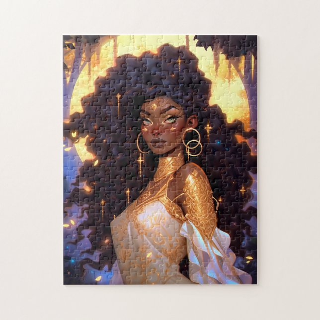 Puzzle Imaginaire femme Art Africain Américain (Vertical)