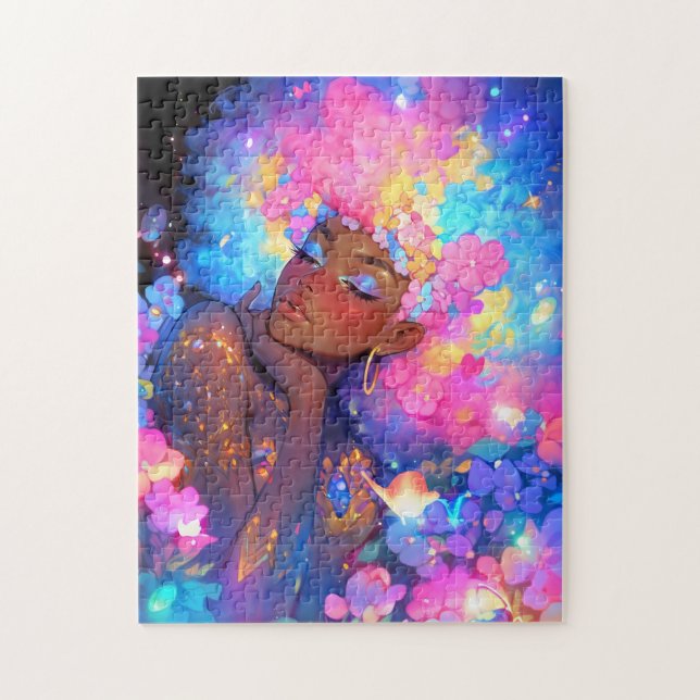 Puzzle Imaginaire femme Art Africain Américain (Vertical)
