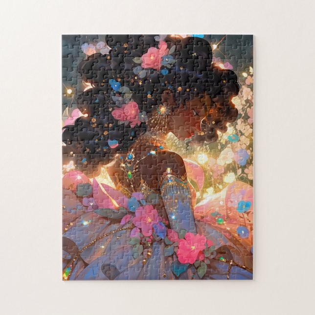 Puzzle Imaginaire femme Art Africain Américain (Vertical)