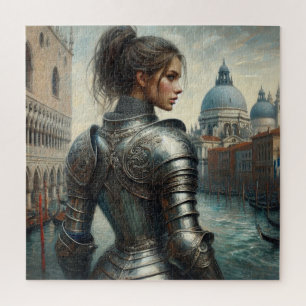 Puzzle Imaginaire illustration de la princesse guerrière