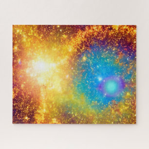 Puzzle Imaginaire Parties scintillant dorée explosion dan