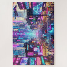 Imaginaire urbain dynamique Neon Cyberpunk |