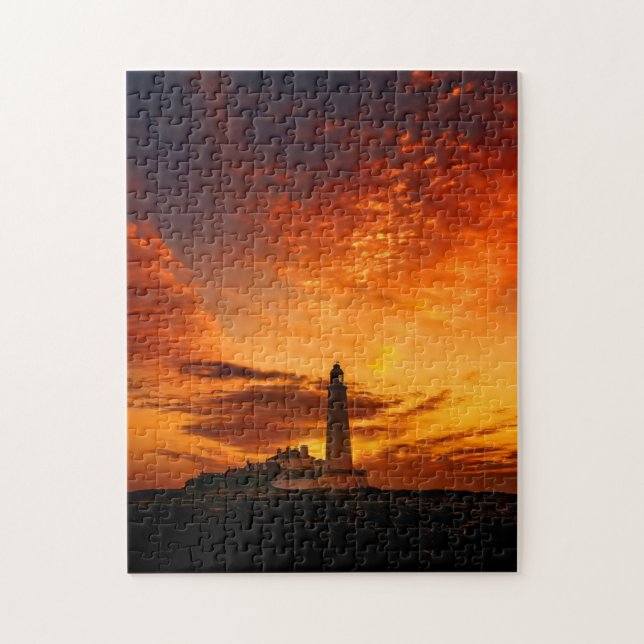 Puzzle Impossible - Coucher De Soleil Sur Le Phare (Vertical)