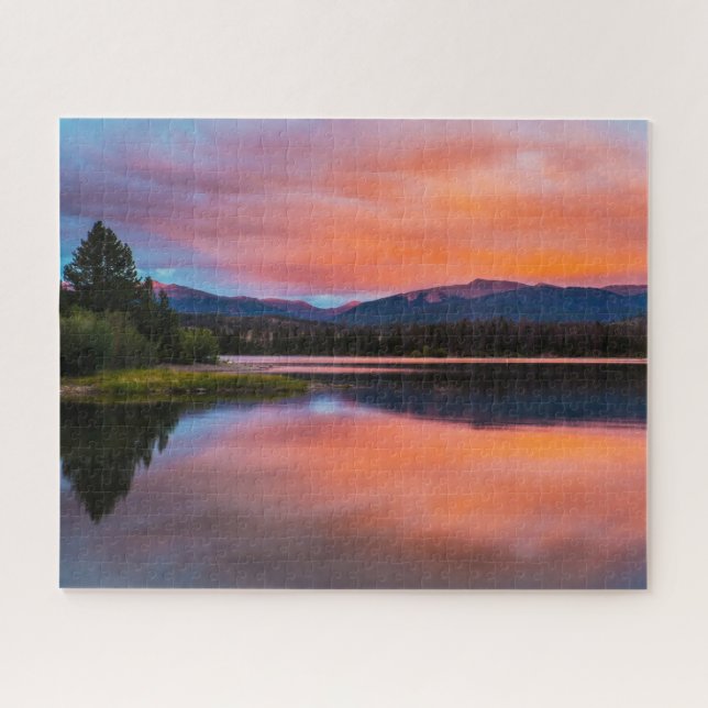 Puzzle Impossible - Lever Du Soleil Sur Le Lac (Horizontal)