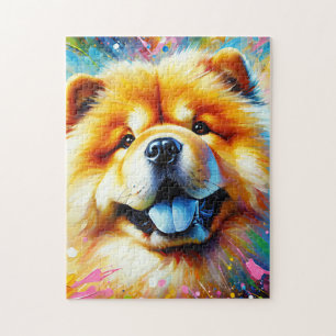 Puzzle Impression acrylique Chien Chow Chow Cadeau pour a