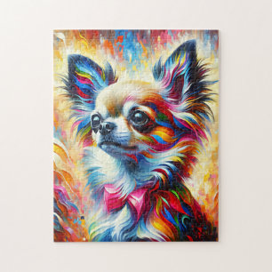 Puzzle Impression acrylique de chien Chihuahua Cadeau pou