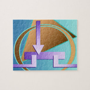 Puzzle Impression art numérique "Diagramme de circuit"