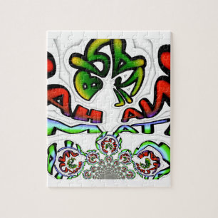 Puzzle Impression d'art de graffiti Hakuna Matata colorée