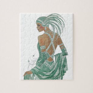 Puzzle Impression d'art Vintage Ladies Going Green