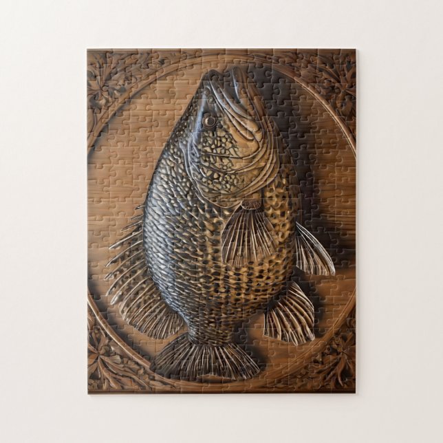 Puzzle Impression textuelle 3D Australian Murray Cod, (Vertical)