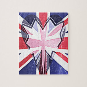 Puzzle Imprimer "I Love UK"