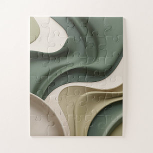 Puzzle in stilvoller abstrakter Grafik