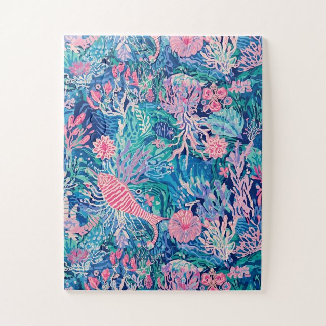 Puzzle in stilvoller Grafik (Vertikal)