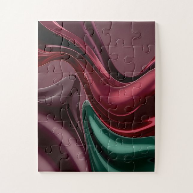 Puzzle in stylish abstract graphic (Vertikal)