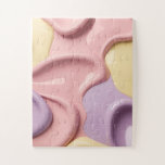 Puzzle in stylish abstract graphic<br><div class="desc">Delight in gifting with the “Spring Cupcake Party” gift collection, where irresistible pastel swirls turn everyday treasures into sweet tokens of Easter joy and spring cheer. Glossy drips of bubblegum pink, creamy yellow, pastel violet, and soft pink cascade over keychains, mugs, candles, keepsake boxes, and wrapping paper, transforming simple items...</div>