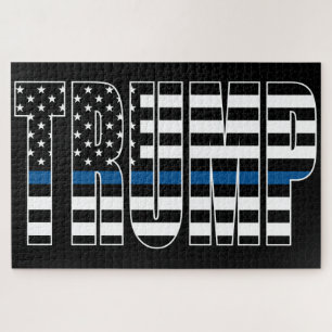 Puzzle Indicateur Trump Blue Line