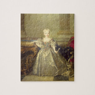 Puzzle Infanta Maria Ana Victoria de Borbón, 1724 (huile