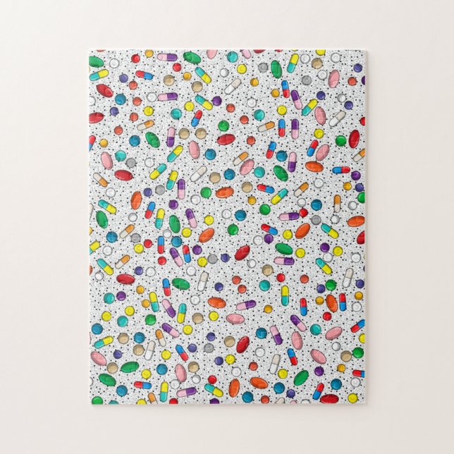 Puzzle Infirmière de médicaments très dur pharmacie docte (Vertical)