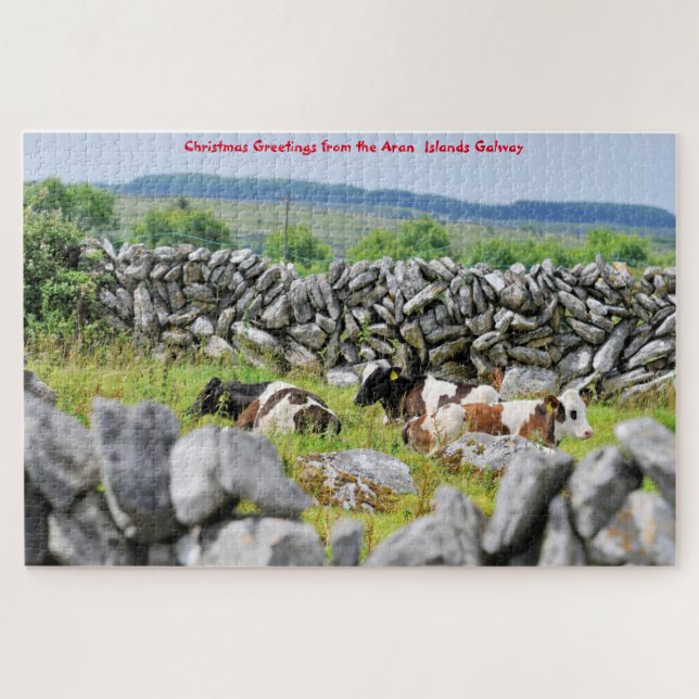 Puzzle Inisheer Aran Islands Galway Irlande. Jigsaw Puzzl (Horizontal)