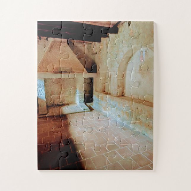 Puzzle Inside the Stone Walls of San Felipe de Lara (Vertical)