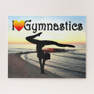 PUZZLE INSPIRANT J'ADORE LE POUZZLE GYMNASTIQUE