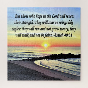 PUZZLE INSPIRING ISAIAH 40:31