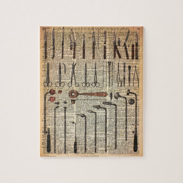 Puzzle Instruments Médicale vintages (Vertical)