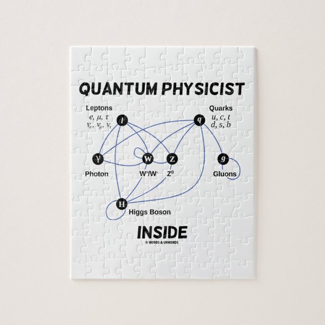 Puzzle Intérieur de physicien de Quantum (boson de Higgs (Vertical)