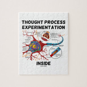 Puzzle Intérieur de processus d'expérimentation de pens