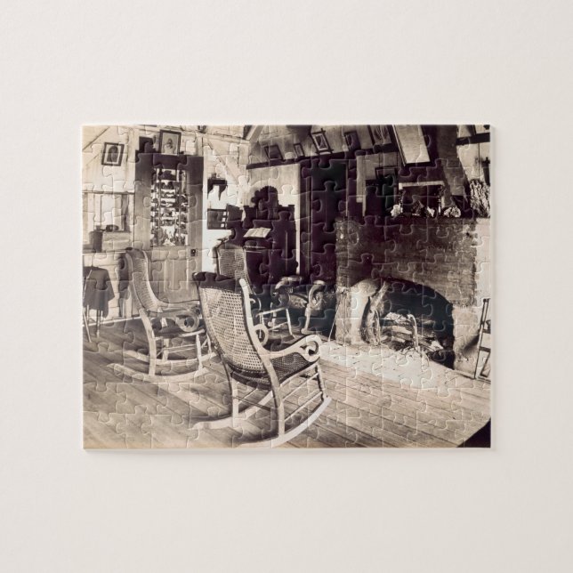 Puzzle Intérieur d'une cabane en bois américaine, c.1880s (Horizontal)