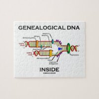 Intérieur généalogique d'ADN (attitude de