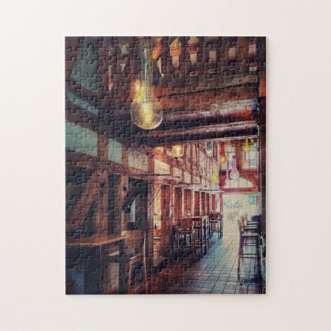 Puzzle "Interior con historia - Restaurants en Hil (Vertical)
